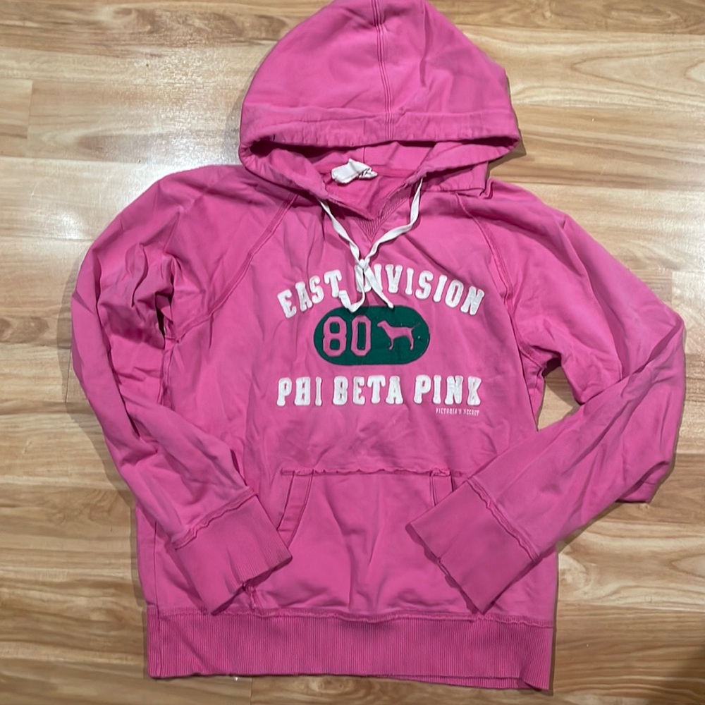 Pink hoodie